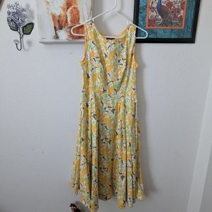 Modcloth Floral Swing Dress